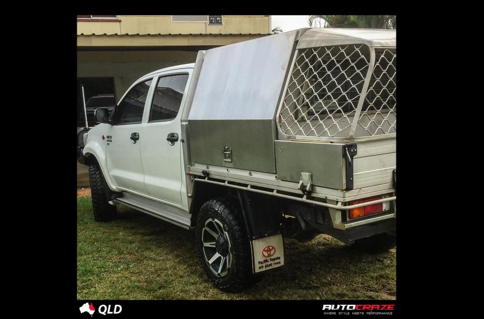 TOYOTA HILUX N70 4WD T05 SATIN BLACK MACHINED FACE